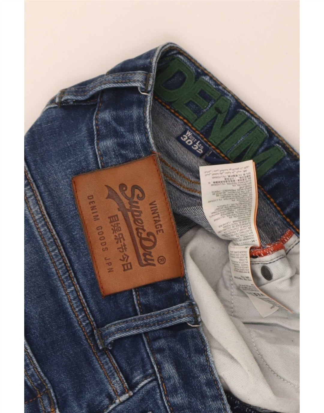 Superdry Slim Jeans til kvinder W30 L32 blå bomuld