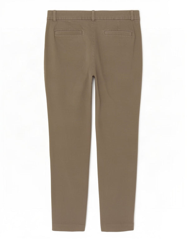 Gap Pantalones ajustados para mujer US 8 Medium W30 L25 Algodón caqui