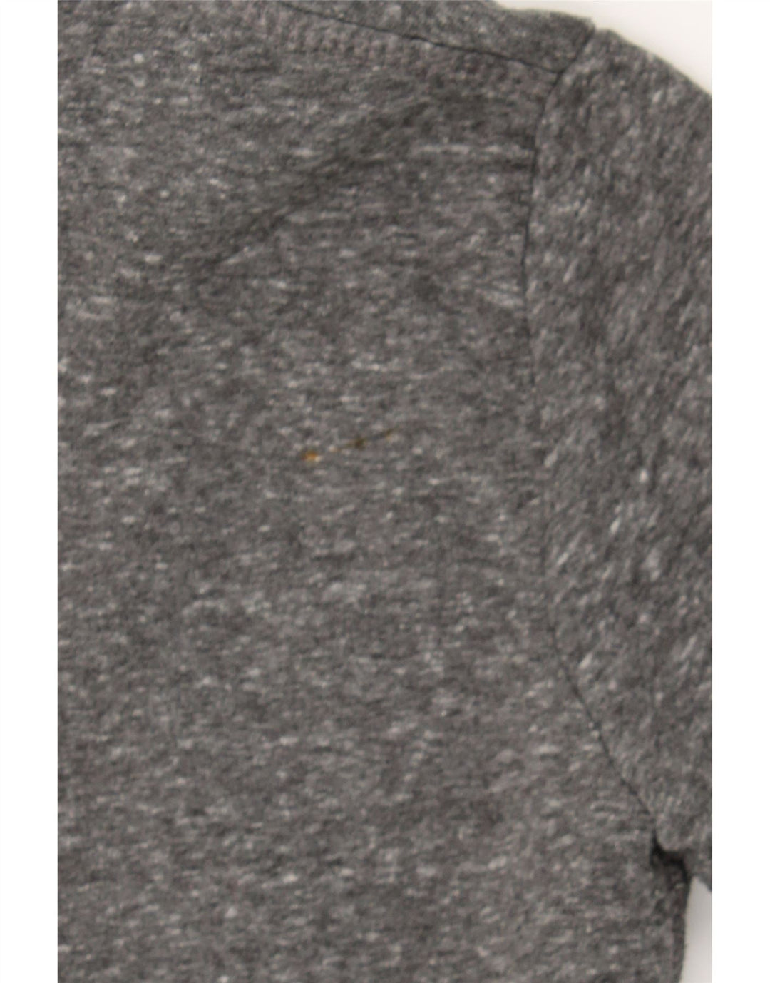 SUPERDRY Womens Zip Hoodie Sweater UK 10 Small Grey Flecked Polyester Vintage Superdry and Second-Hand Superdry from Messina Hembry 