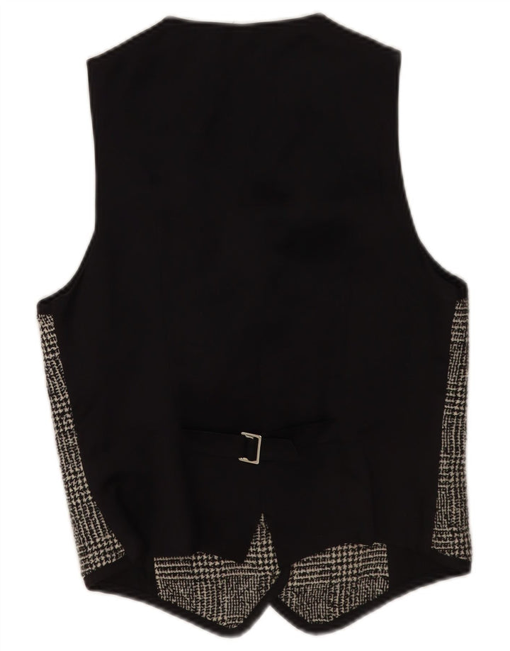 Anne Fontaine Damevest EU 40 Medium Grey Houndstooth Uld
