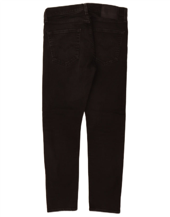Levi's Slim Jeans til mænd W32 L28 sort bomuld