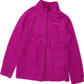 COLUMBIA Womens Fleece Jacket UK 14 Large Pink Polyester Vintage Columbia and Second-Hand Columbia from Messina Hembry 