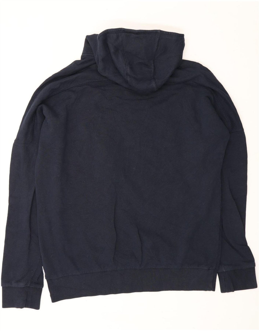 FRENCH CONNECTION Mens Hoodie Jumper Large Navy Blue Cotton Vintage French Connection and Second-Hand French Connection from Messina Hembry 
