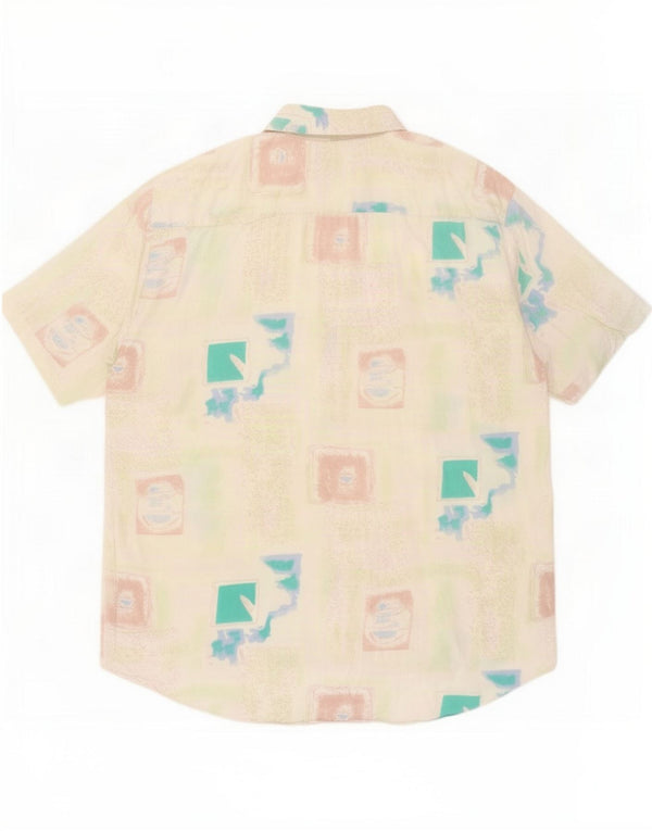Rob Roy Camisa de manga corta para hombre grande multicolor geométrica