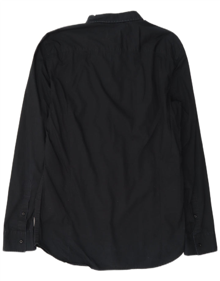 Camicia da uomo Diesel XL in cotone nero
