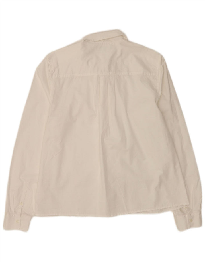 Tommy Hilfiger Womens Shirt US 8 Medium White