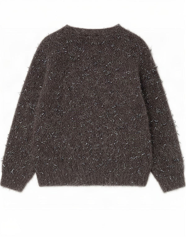 Roberta di Camerino Womens Boat Neck Jumper Sweater UK 16 Large Grey