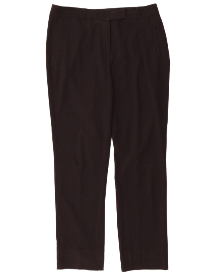 Marks & Spencer Womens Modern Slim Suit Trousers UK 12 Medium W32 L29 Black