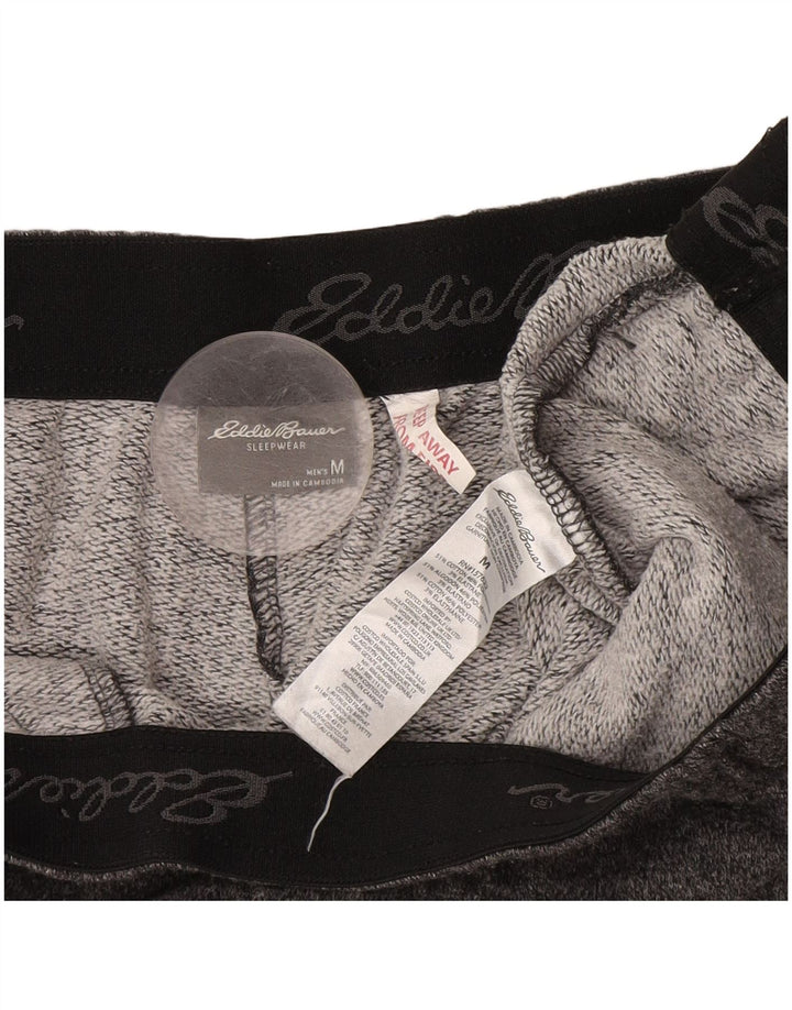 Pantaloni da tuta da uomo Eddie Bauer in cotone grigio medio