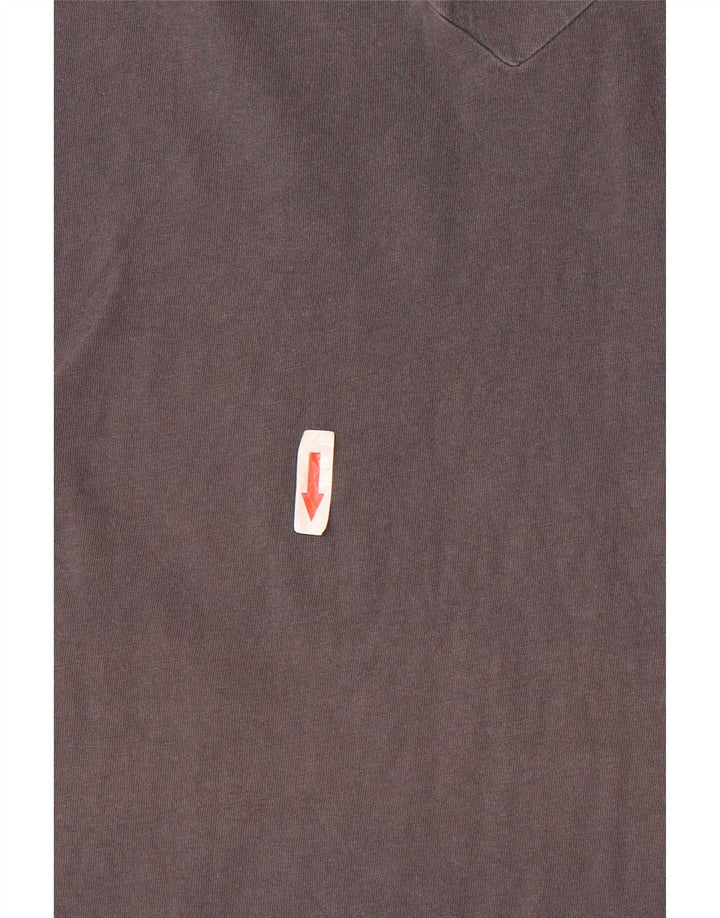 Levi's Mens Graphic Top Long Sleeve Small Grey Cotton