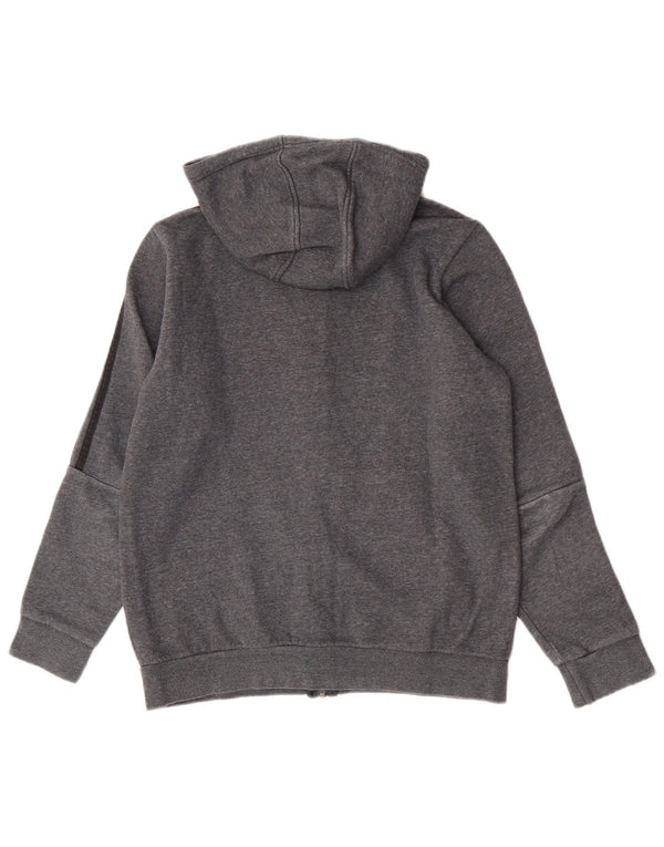 Adidas Pull à capuche zippé garçon 13-14 ans Gris Moucheté Coton