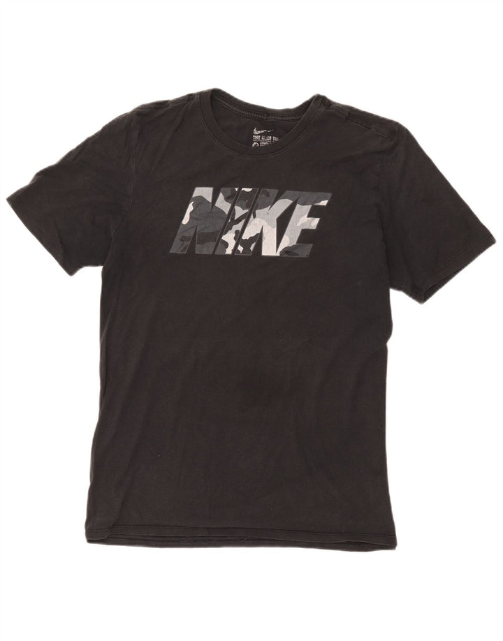 Nike Mens Athletic Cut Graphic T-Shirt Top Medium Black