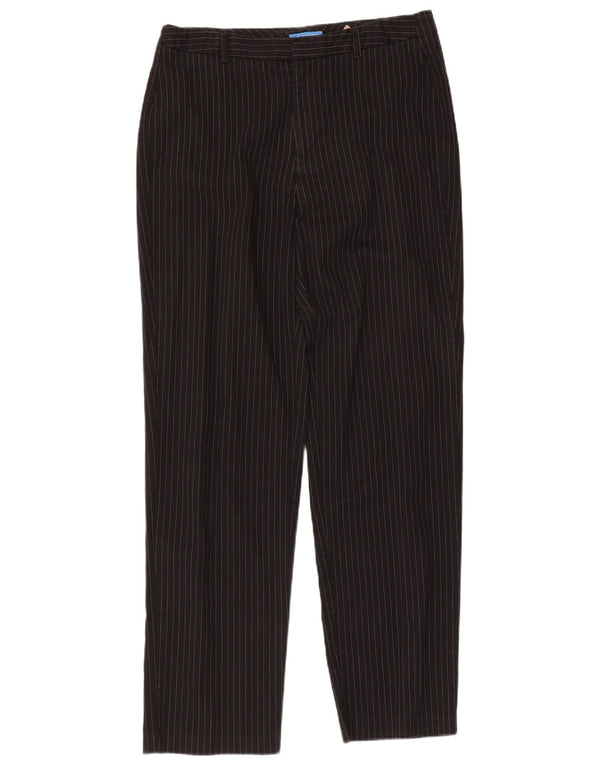 Dockers Damebukser med lige jakkesæt US 10 Large W32 L30 Sortstribet