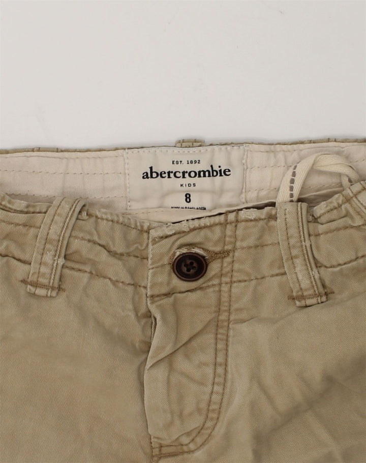 ABERCROMBIE & FITCH Boys Casual Shorts 7-8 Years W26  Brown Cotton | Vintage Abercrombie & Fitch | Thrift | Second-Hand Abercrombie & Fitch | Used Clothing | Messina Hembry 
