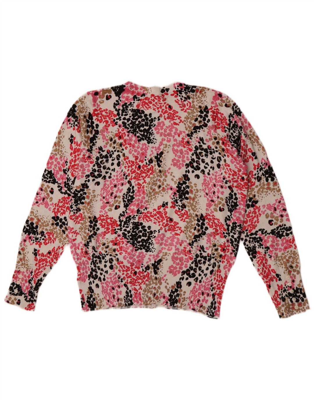 Marks & Spencer Womens Crew Neck Jumper Sweater UK 14 Large Multicoloured