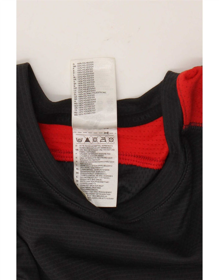 Adidas Mens Top Long Sleeve XL Grey Colourblock Polyester