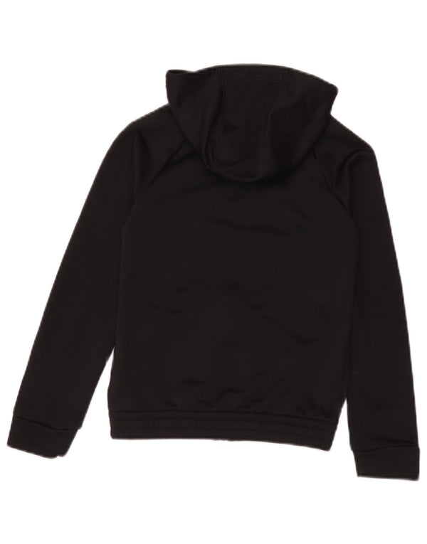 Adidas Boys Graphic Zip Hoodie πουλόβερ 9-10 ετών μαύρο πολυεστέρα