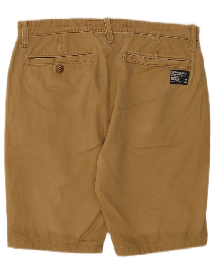 Superdry Short Chino Homme Medium W32 Beige Coton