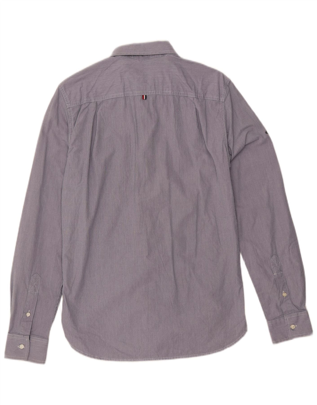 SUPERDRY Mens Tailored Shirt Small Purple Striped Cotton