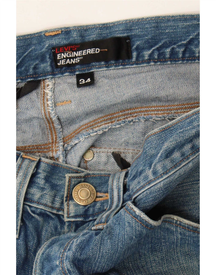 Мужские прямые джинсы Levi's W34 L28 синие