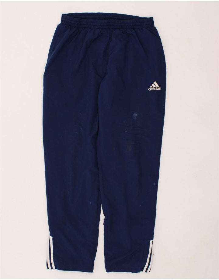 ADIDAS Mens Tracksuit Trousers UK 40/42 Medium  Navy Blue Polyester Vintage Adidas and Second-Hand Adidas from Messina Hembry 
