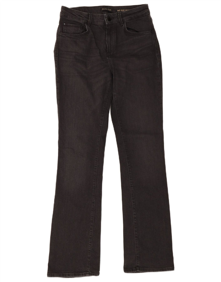 Massimo Dutti Dame Mid Rise Bootcut Jeans EU 38 Small W28 L32 Grå