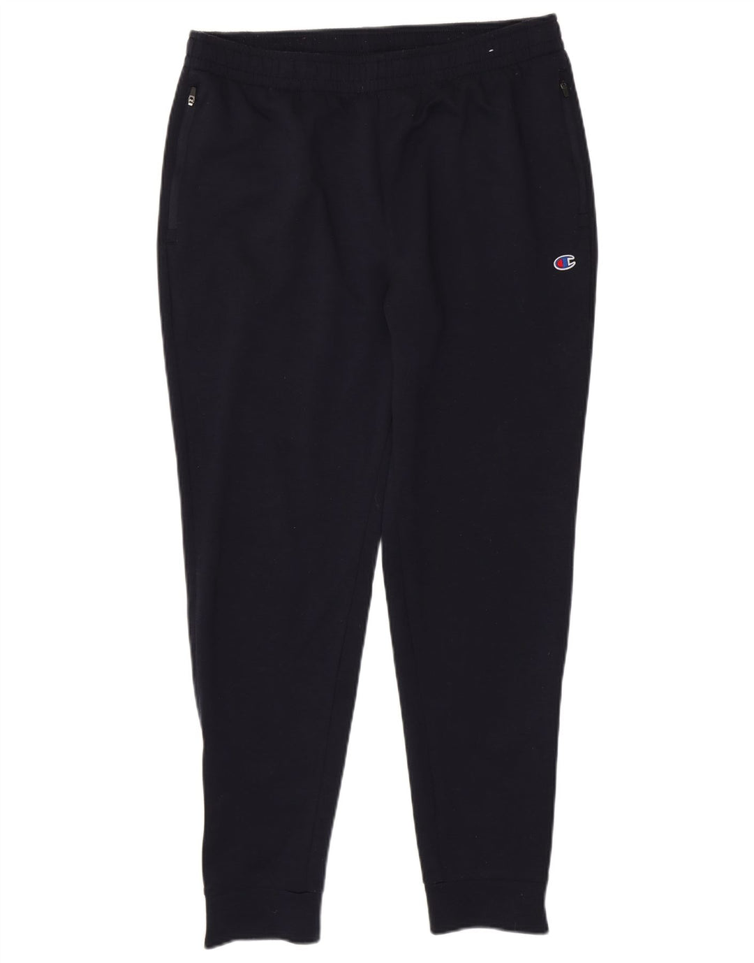 CHAMPION Mens Tracksuit Trousers Joggers Large  Navy Blue Polyester
