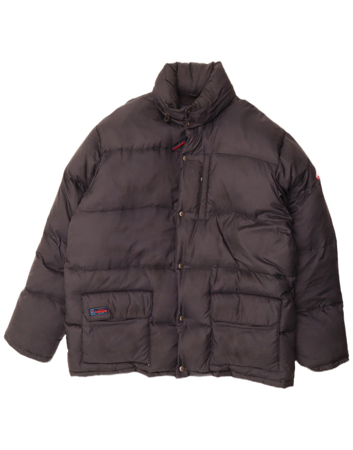 Invicta Mens Padded Jacket UK 40 Large Black Polyamide