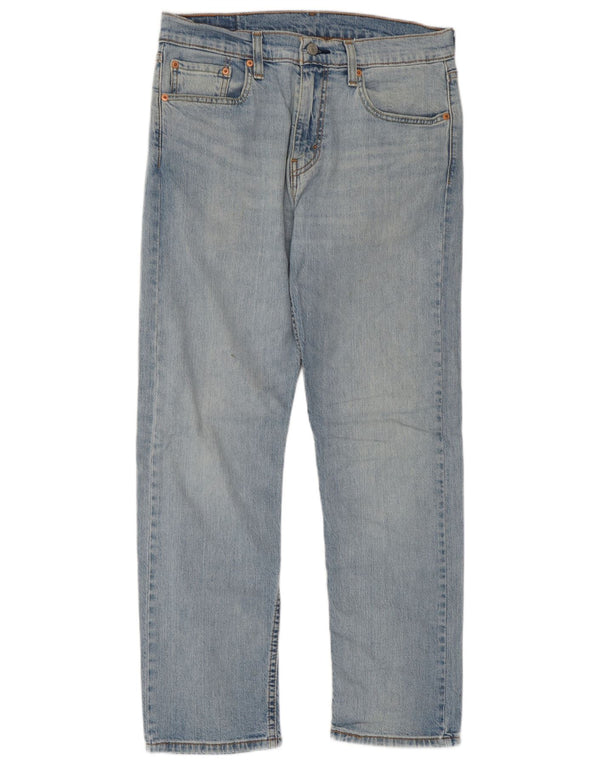 Levi's Womens 502 Straight Jeans W32 L27 Blue Cotton