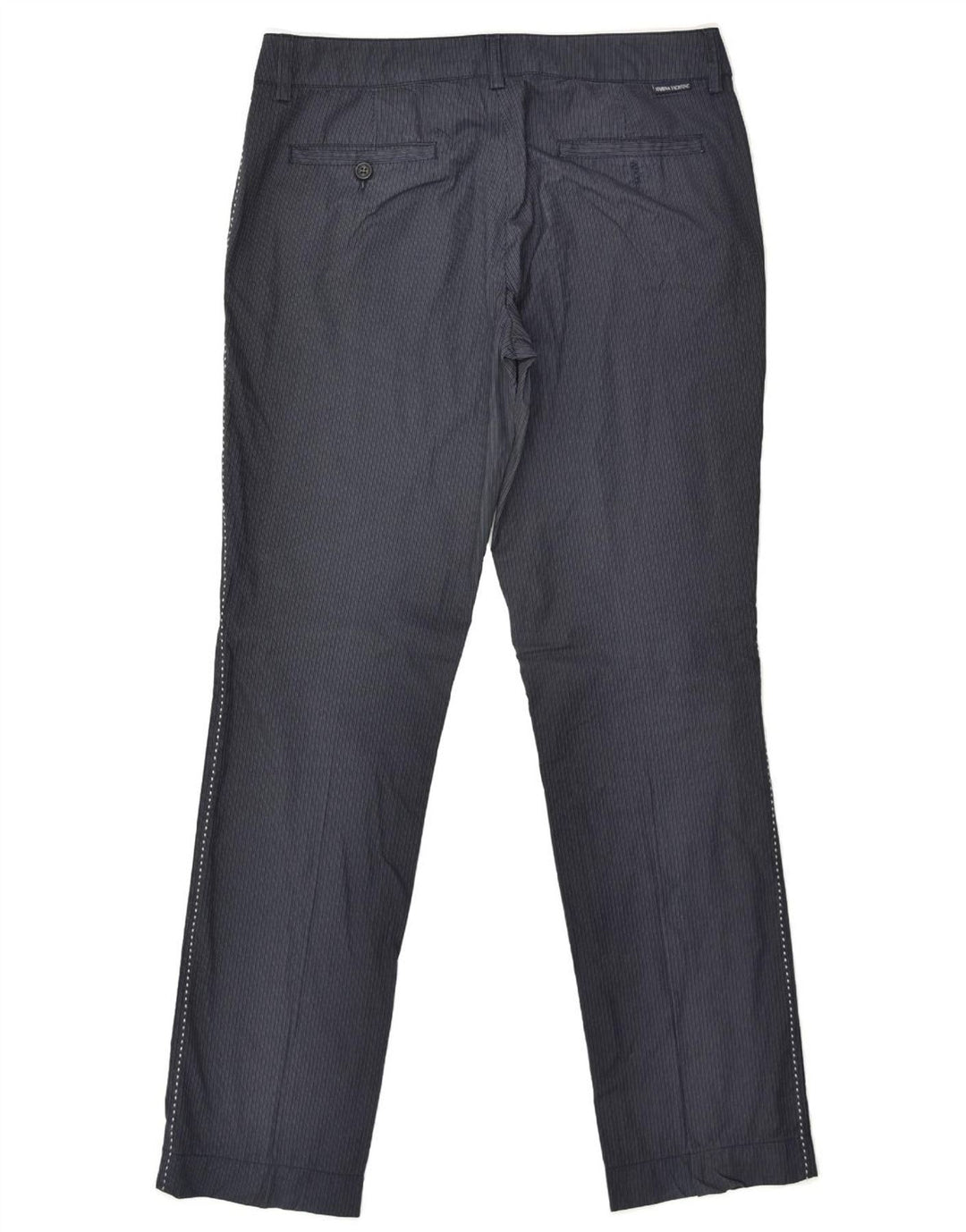 MARINA YACHTING Womens Slim Chino Trousers IT 44 Medium W30 L30  Navy Blue | Vintage Marina Yachting | Thrift | Second-Hand Marina Yachting | Used Clothing | Messina Hembry 