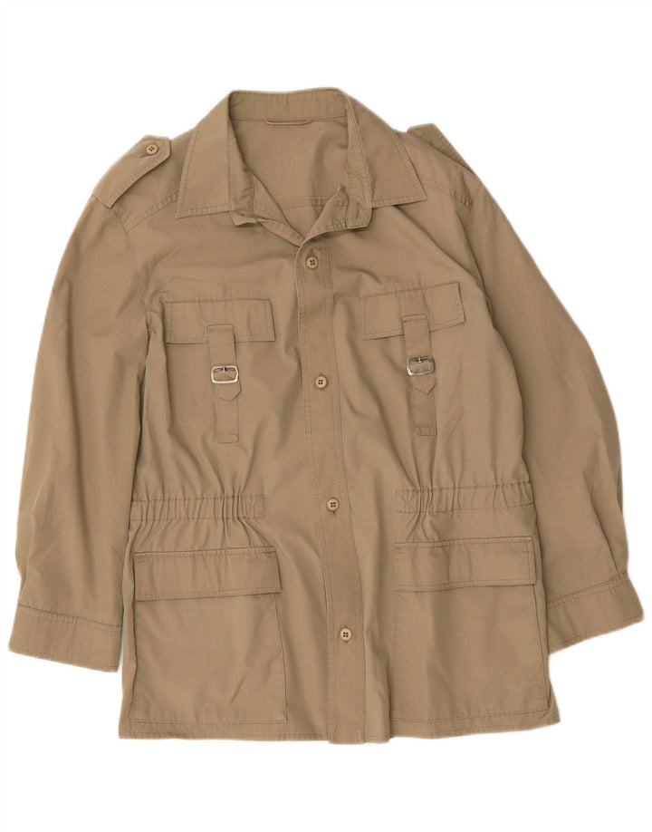 Vintage Ανδρικό Military Utility Jacket UK 38 Medium Beige