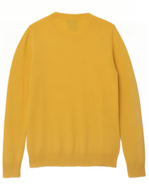 Massimo Dutti Pull ras du cou pour femme UK 6 XS Jaune