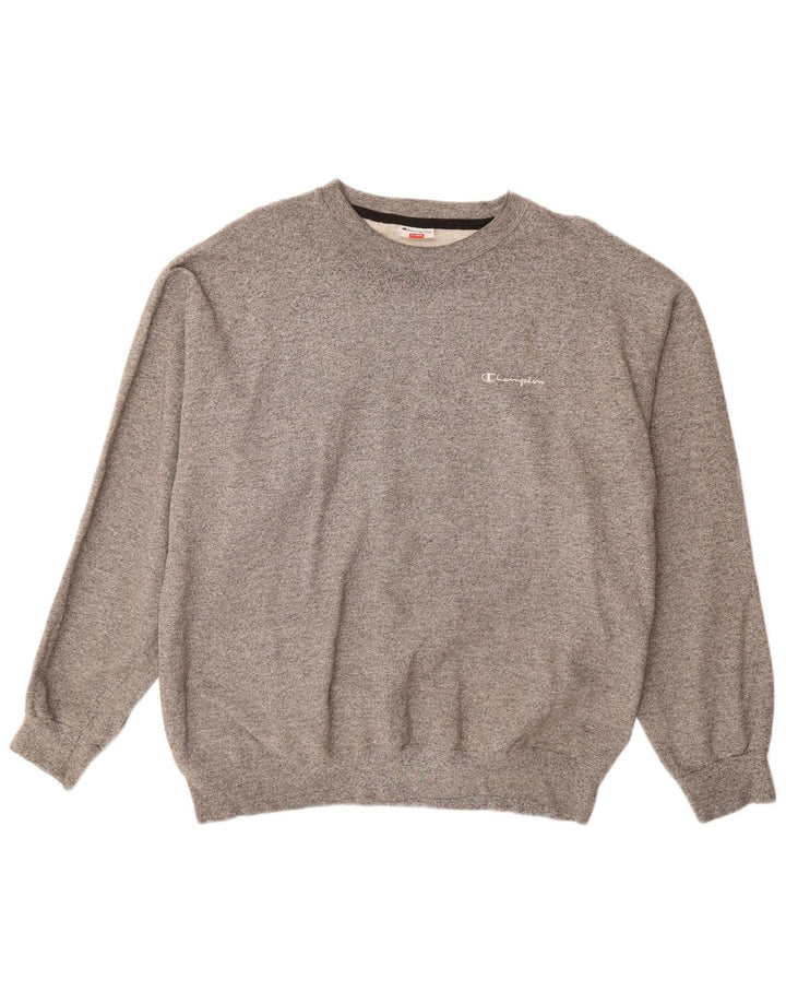 CHAMPION Mens Sweatshirt Jumper XL Grey Cotton