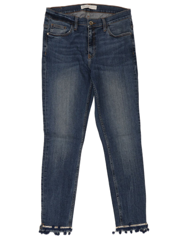 Jeans slim da donna Zara EU 38 Small W28 L27 Cotone blu