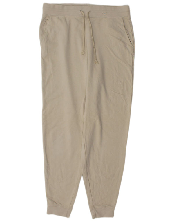 Marks & Spencer Pantalon de survêtement pour femme Joggers UK 14 Large Beige Coton