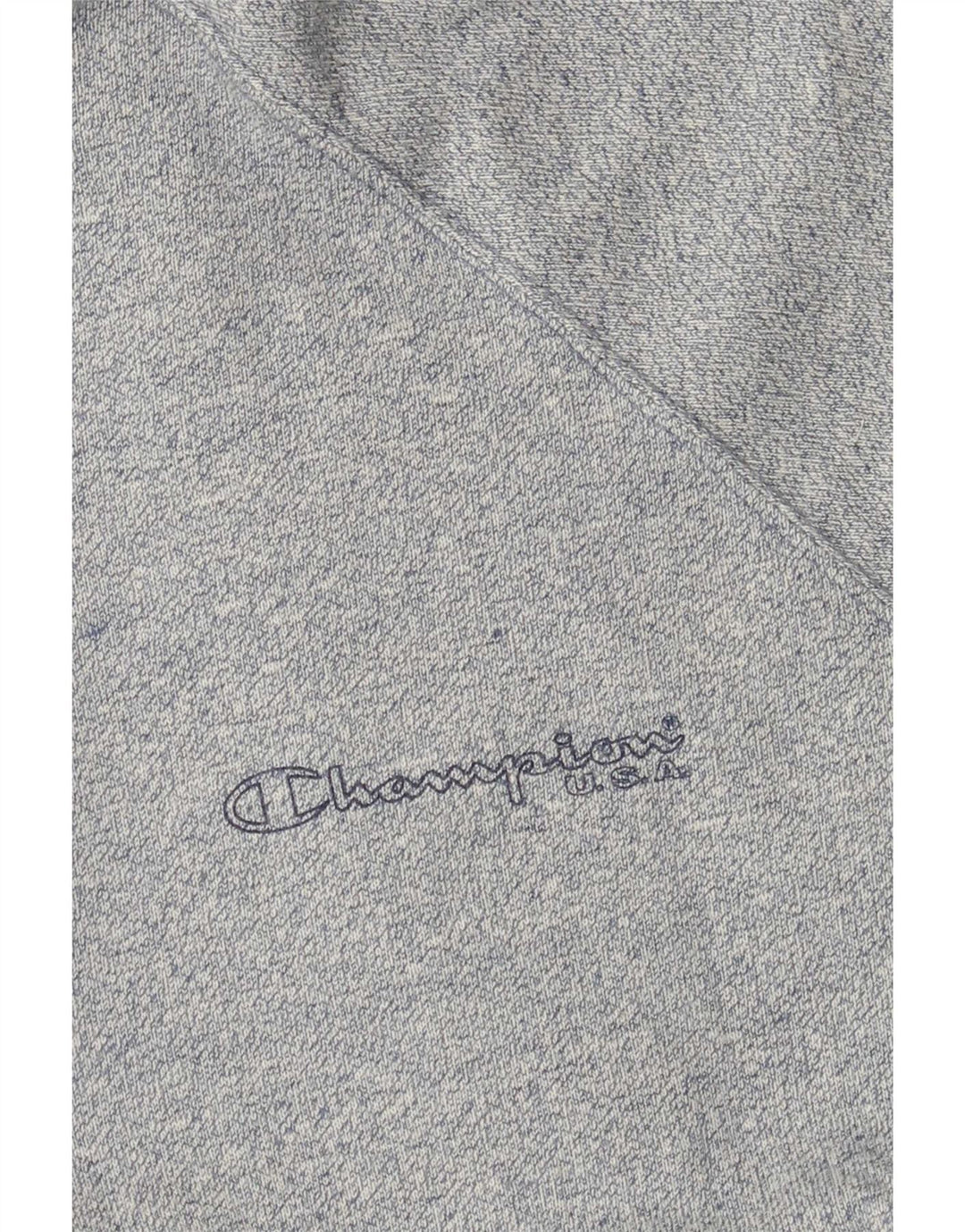 Champion Mens Zip Neck Sweatshirt Jumper Large Grey