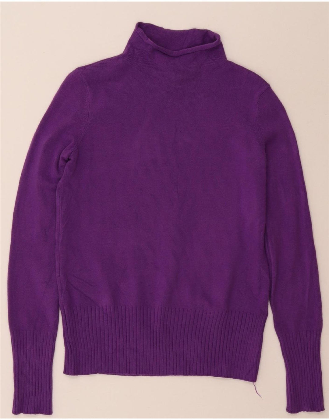 FRENCH CONNECTION Womens Turtle Neck Jumper Sweater UK 10 Small Purple Vintage French Connection and Second-Hand French Connection from Messina Hembry 