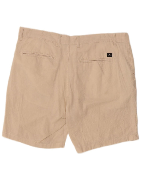 Jack & Jones Mens Regular Fit Chino Shorts Large W36 Algodón Beige