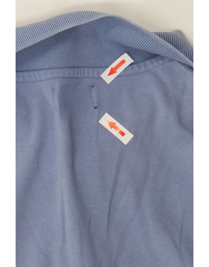 Kappa Mens Polo Shirt Medium Blue Cotton