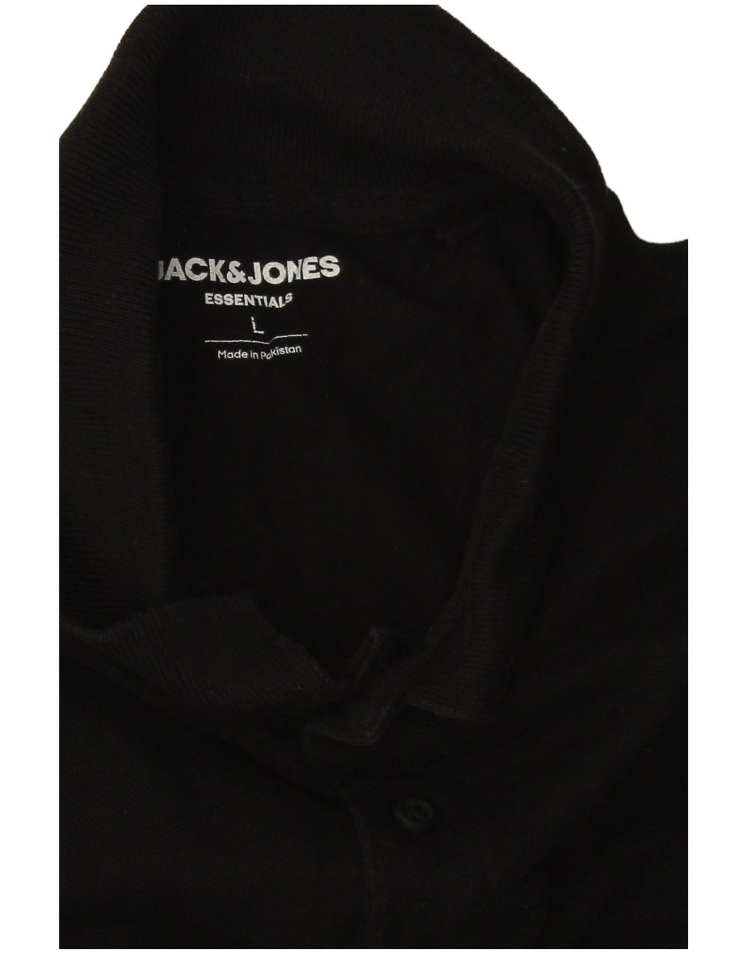 Jack & Jones herre poloskjorte stor sort bomuld