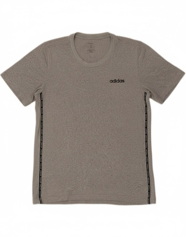 ADIDAS Mens T-Shirt Top Medium Grey