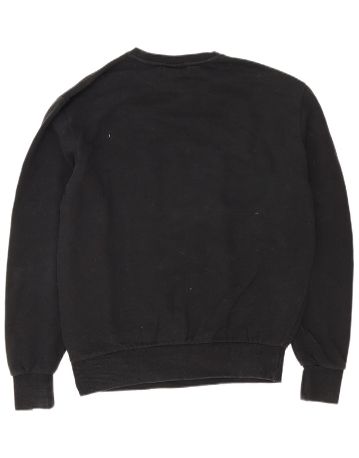 Ellesse Mens Sweatshirt Jumper Medium Black Cotton