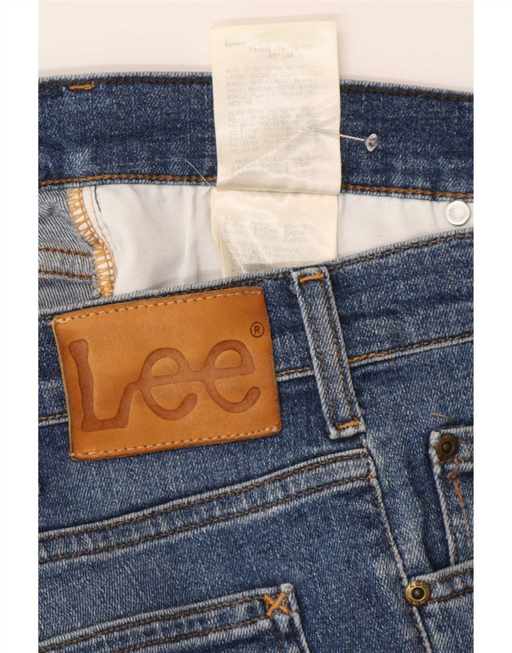 Lee Herren Rider Cropped Jeans W38 L34 Blaue Baumwolle
