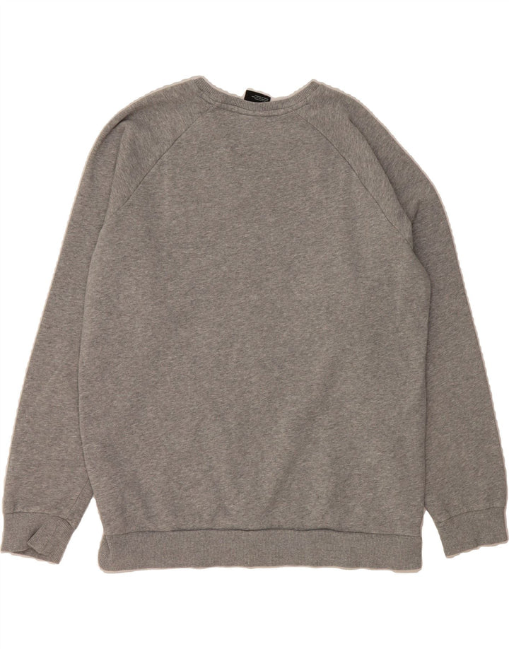 UNDER ARMOUR Womens Sweatshirt Jumper UK 14 Medium Grey Cotton Vintage Under Armour and Second-Hand Under Armour from Messina Hembry 