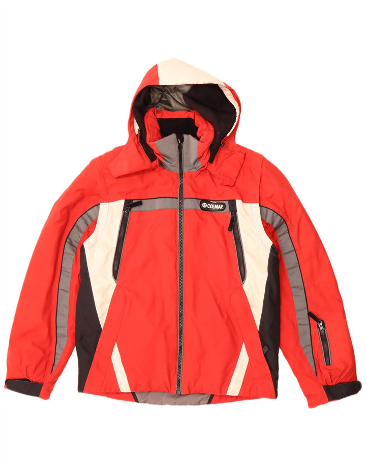 Colmar Skijakke med hætte til mænd EU 52 Large Red Colourblock