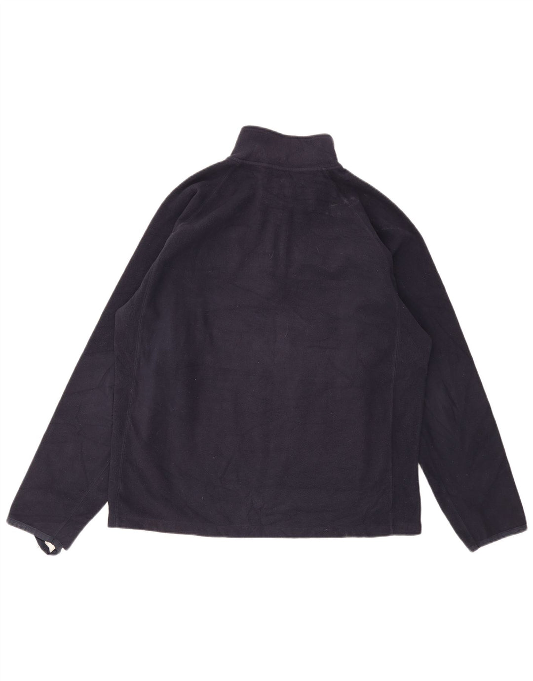 Gap Mens Zip Neck Fleece Jumper XL Navy Blue