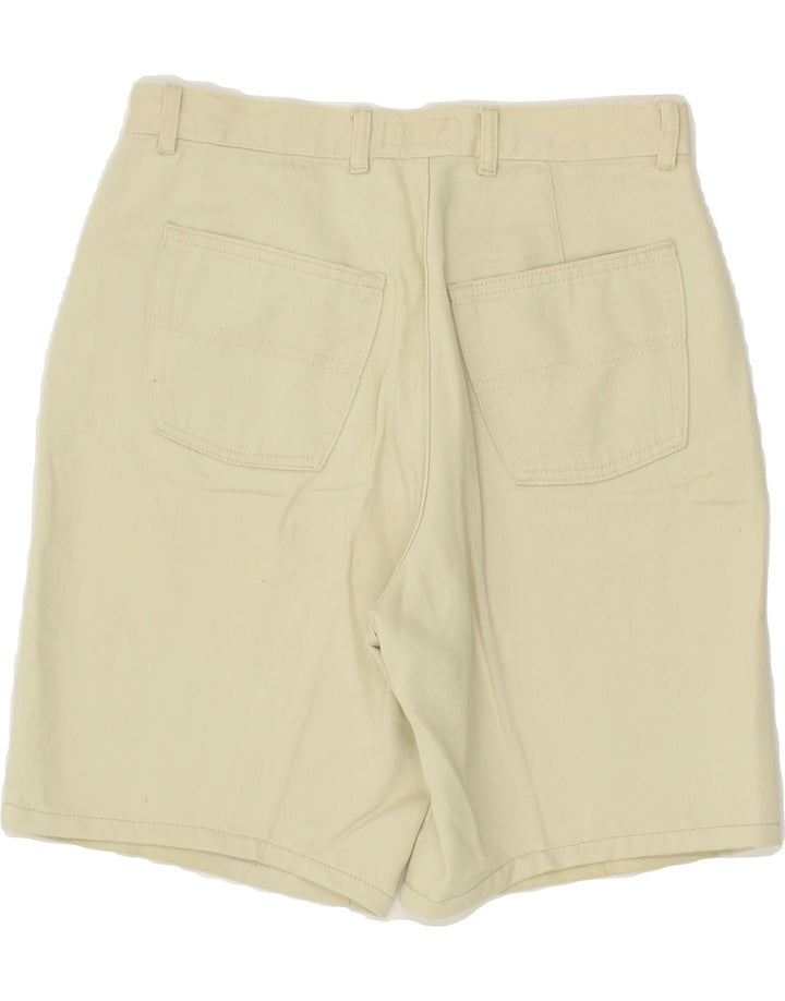 YESSICA Womens Casual Shorts UK 14 Medium W28 Beige Vintage Yessica and Second-Hand Yessica from Messina Hembry 