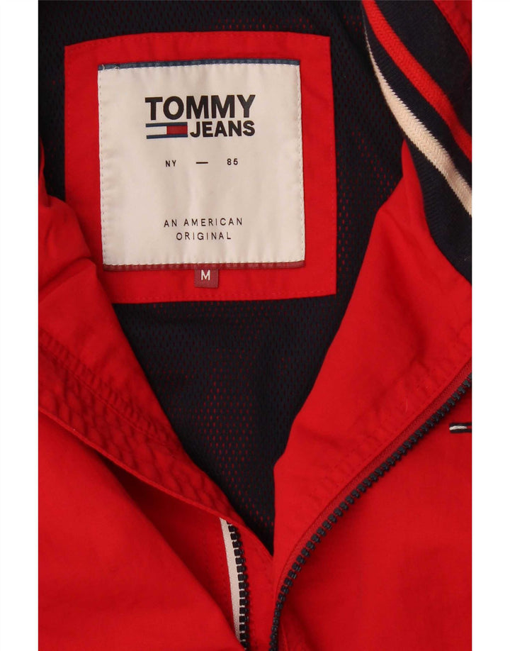 Tommy Hilfiger Chaqueta Bomber para Hombre UK 38 Medium Rojo Colorblock