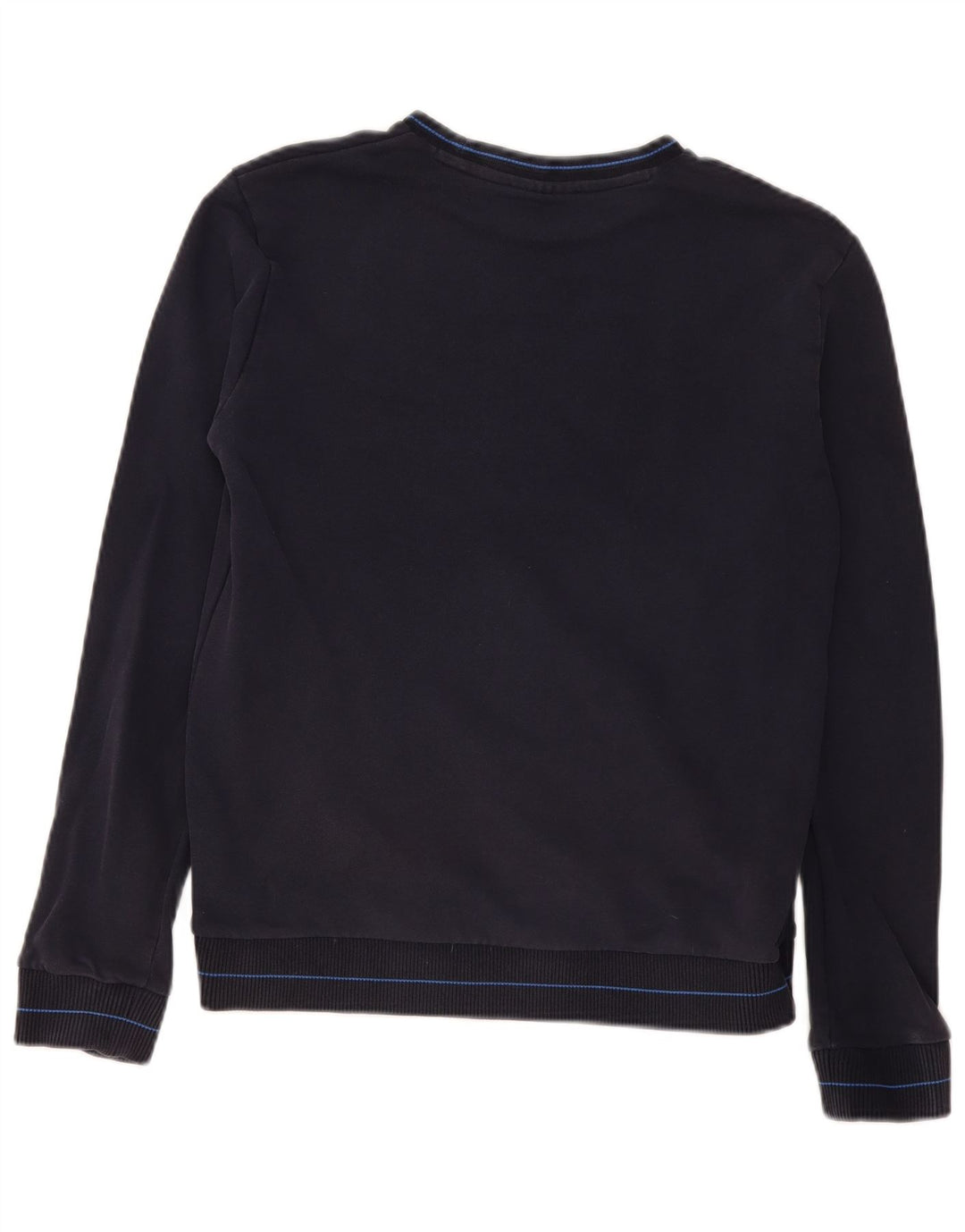 Hugo Boss Mens Sweatshirt Jumper Small Navy Blue Cotton