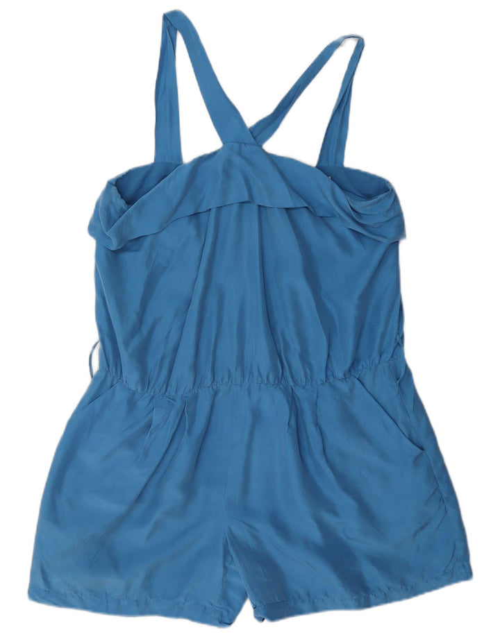 Reiss Γυναικείο Playsuit UK 12 Medium Blue Silk